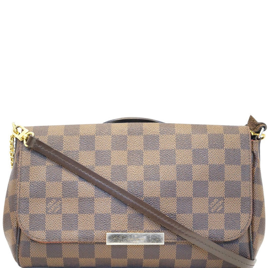 🔥NEW LOUIS VUITTON Favorite MM Damier Ebene Pochette Crossbody Bag ❤️RARE  GIFT!