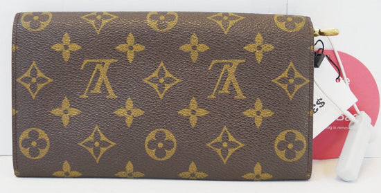 LOUIS VUITTON purse M60104 Portefeiulle Sarah Monogram leopard Monogra –