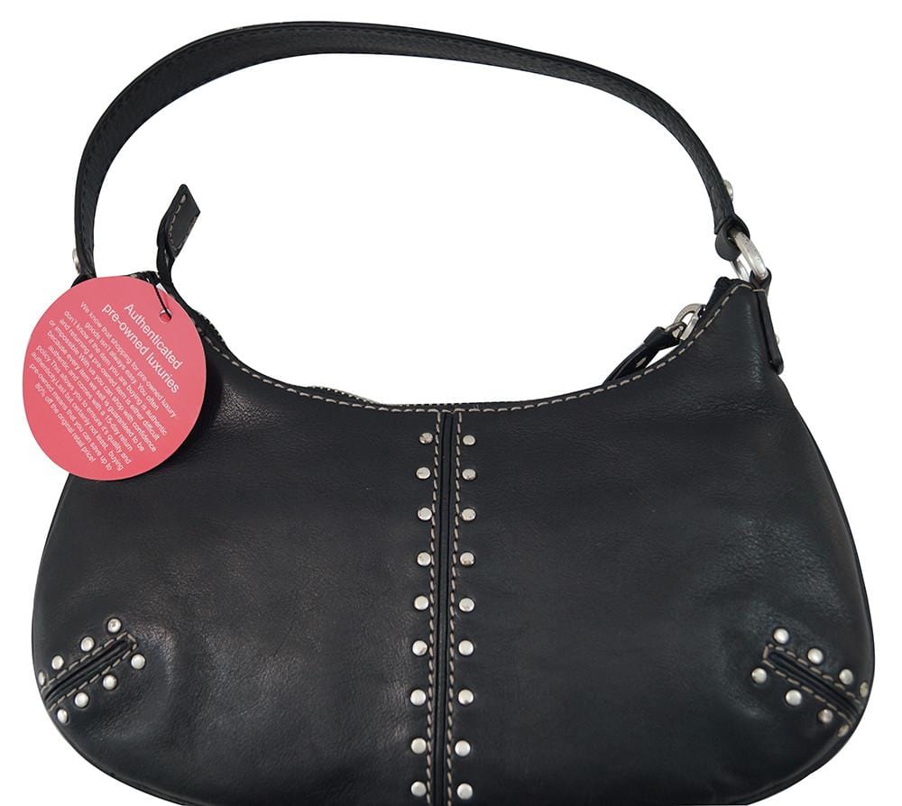 Michael Kors Leather Hobo Bag Black