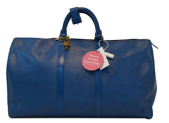 Louis Vuitton Epi Keepall 50 Travel Bag - CharityStars