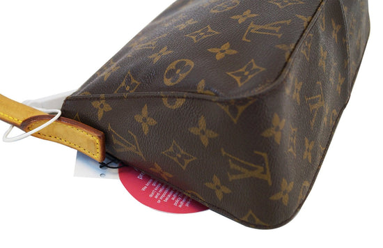 Brown Louis Vuitton Monogram Looping Mini Baguette – Designer Revival