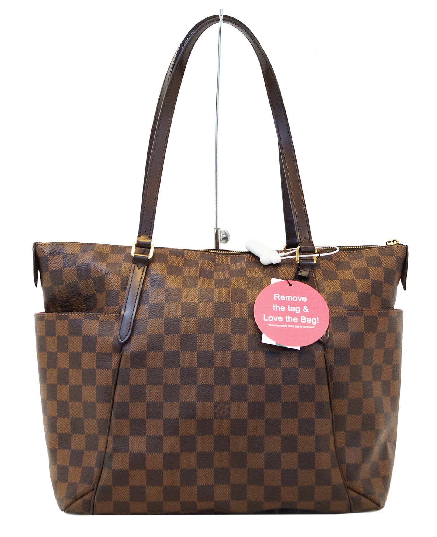 LOUIS VUITTON Totally MM Damier Ebene Shoulder Handbag