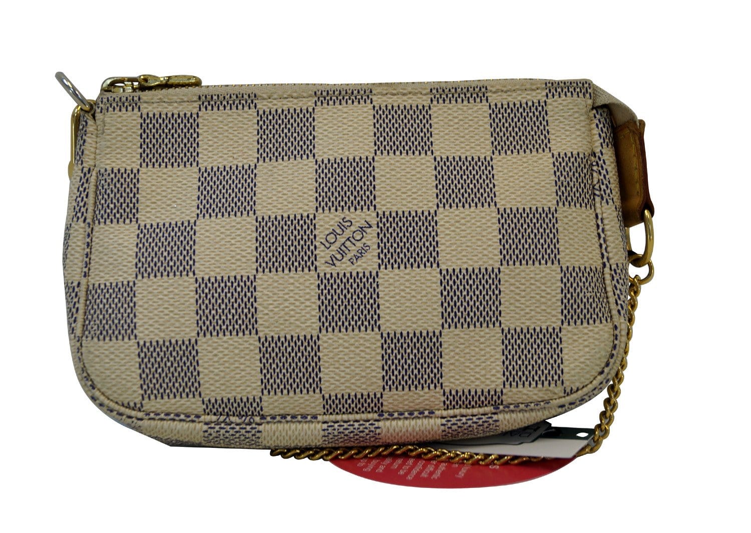 LOUIS VUITTON Damier Azur Mini Pochette Accessoires Pouch