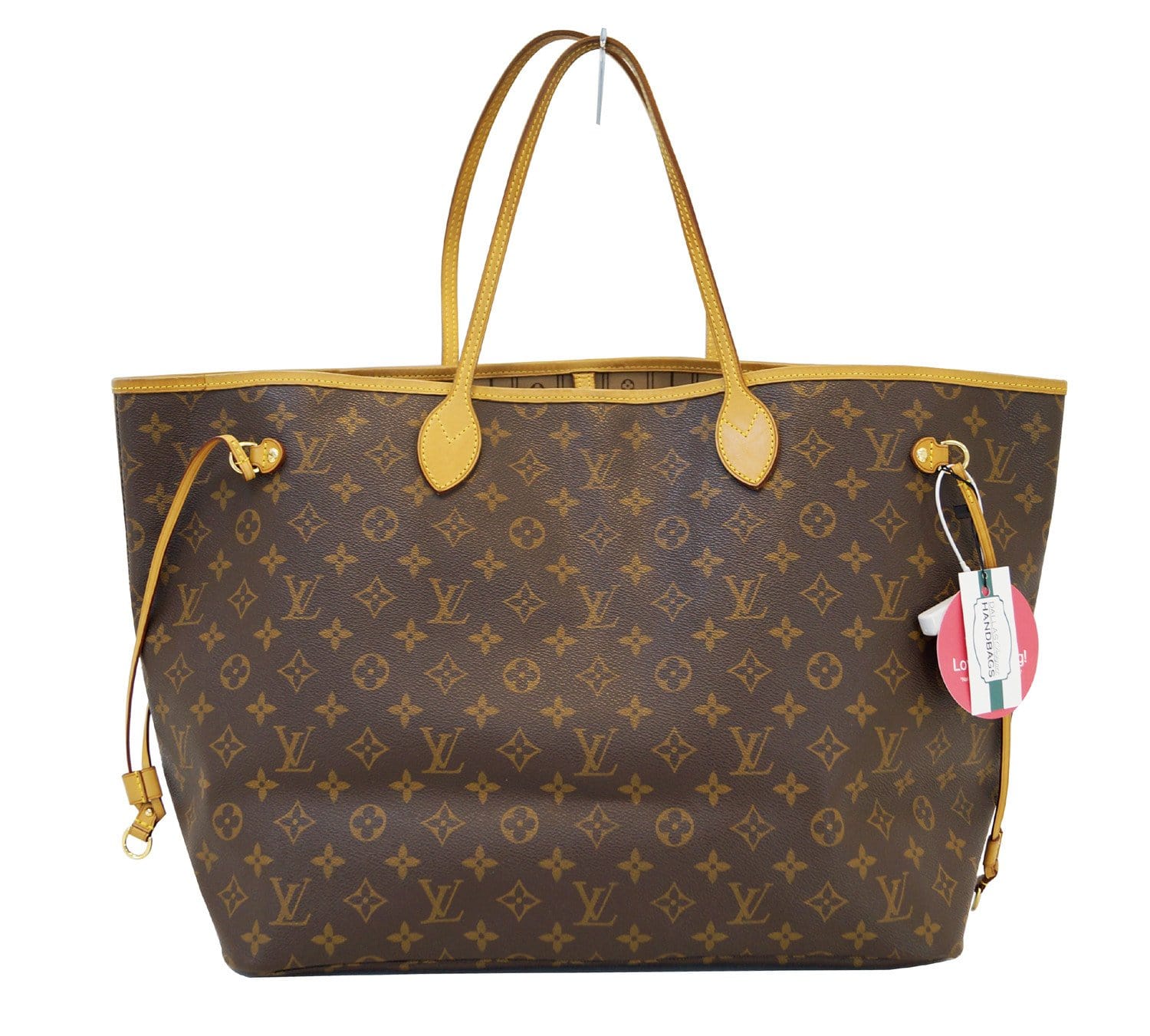 Authentic Louis Vuitton Monogram Neverfull GM Shoulder Bag E2707