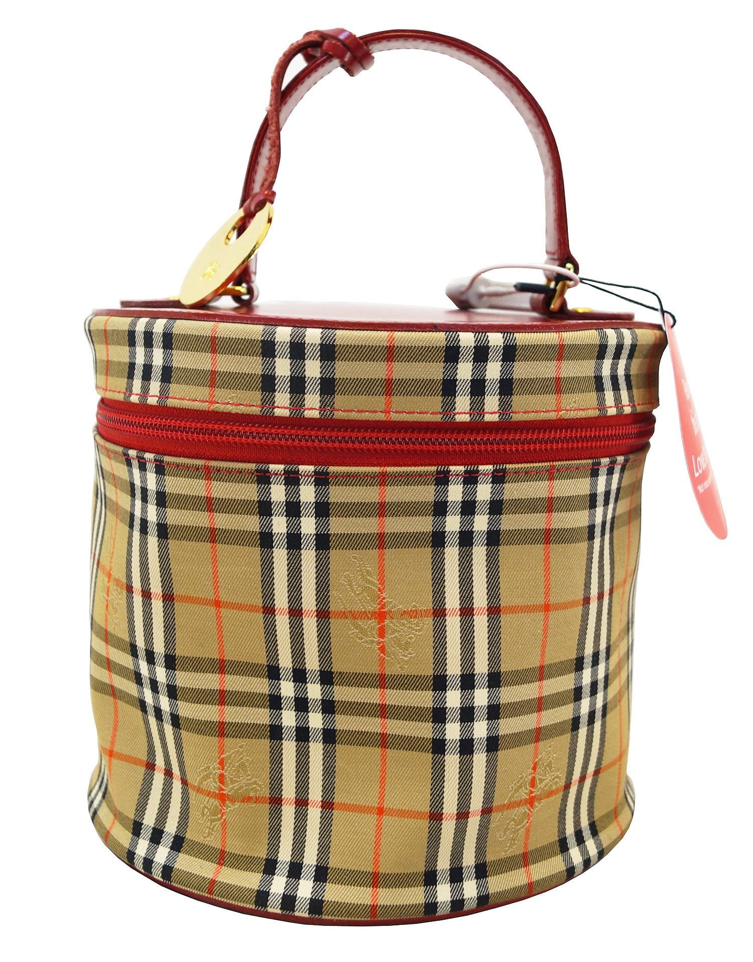 Burberry Check-pattern Tote Bag in Brown