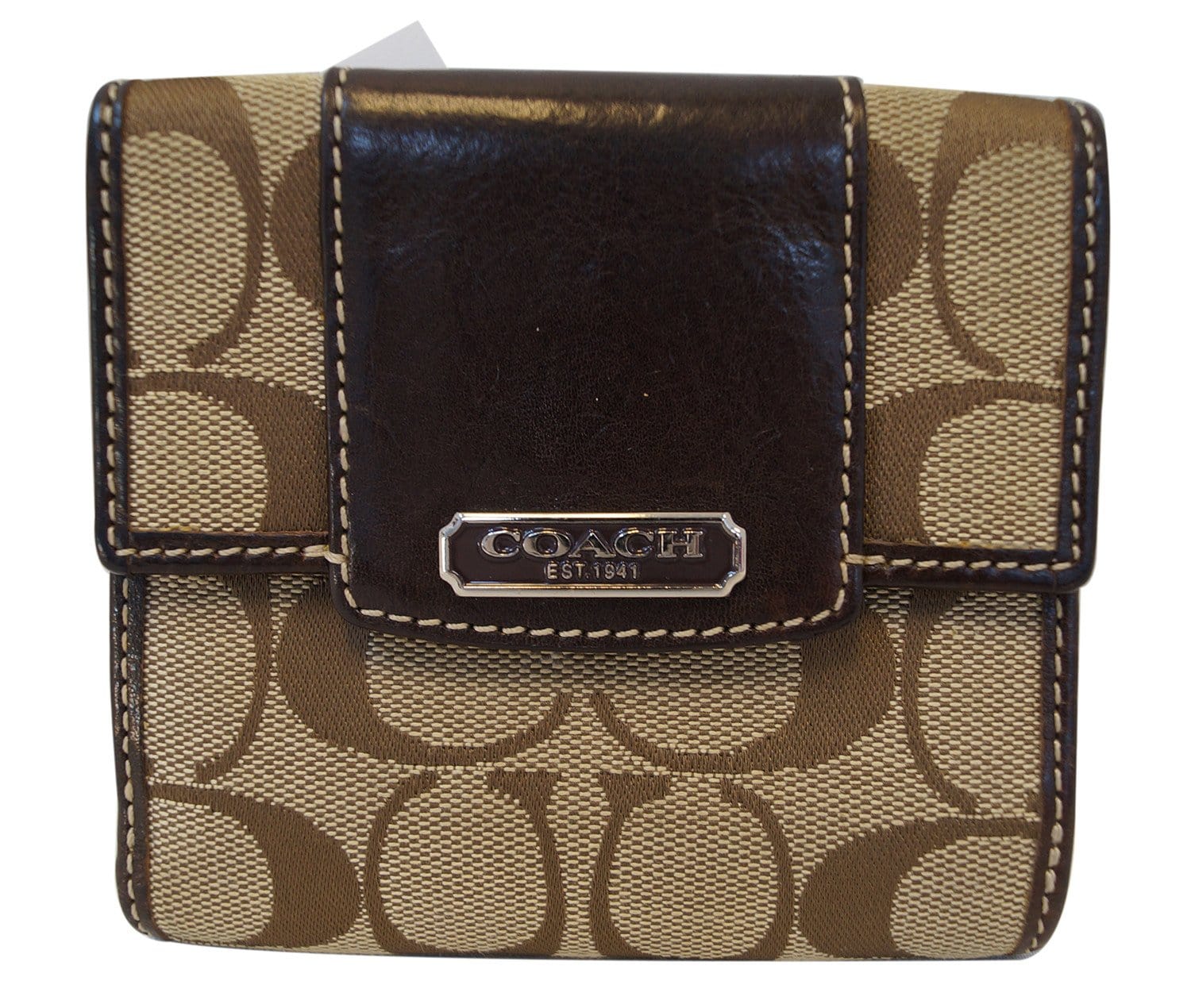 Coach 21KC0120 Brown Monogram Men's Bifold Wallet – Bagriculture