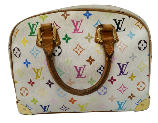 White Louis Vuitton Monogram Multicolore Trouville Handbag – Designer  Revival