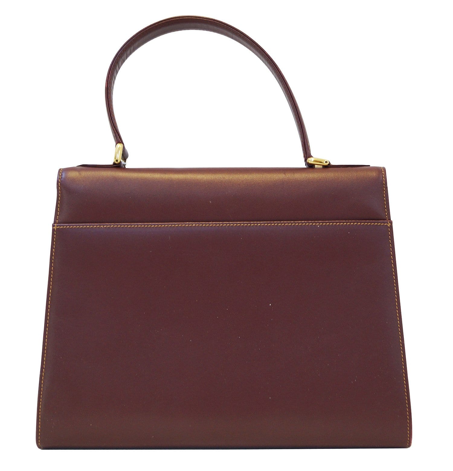 Cartier Must Bordeaux Leather Handbag - Final Call