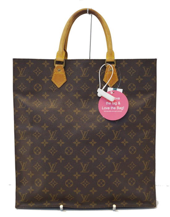 Louis Vuitton Louis Vuitton Sac Plat Monogram Canvas Tote Hand Bag