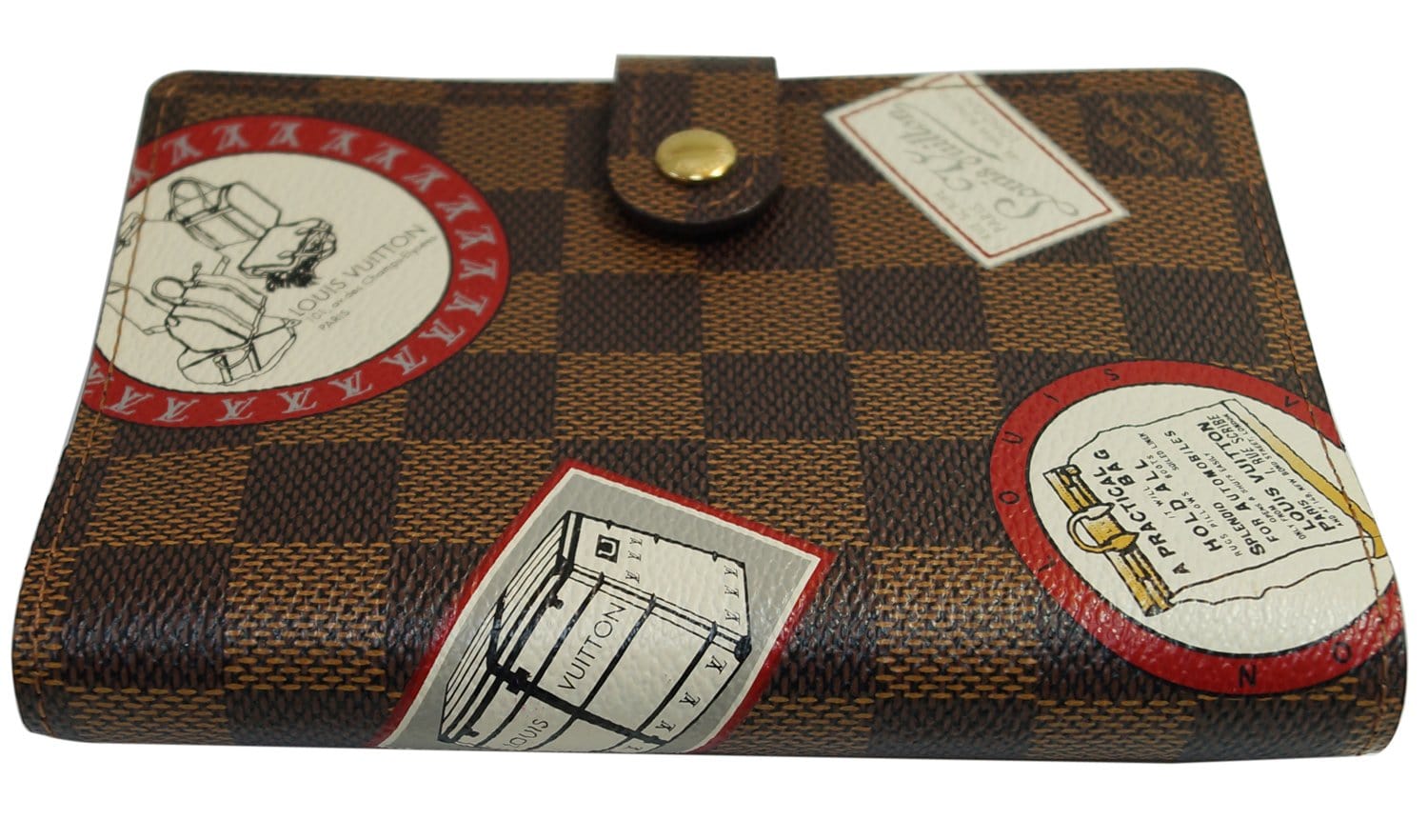 Louis Vuitton Pocket Agenda Cover Brown Damier Ebene