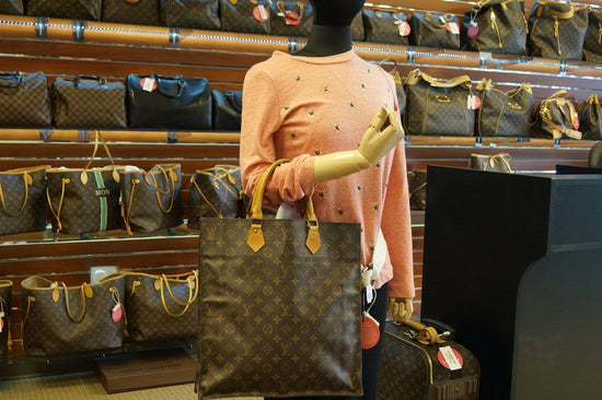 Louis Vuitton Monogram Sac Plat Tote Bag 863452