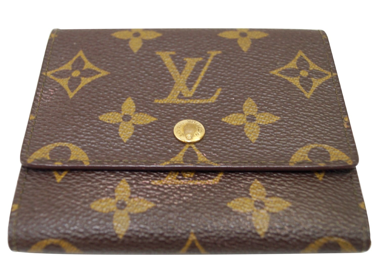 Brown Monogram Repurposed LV Trifold Wallet