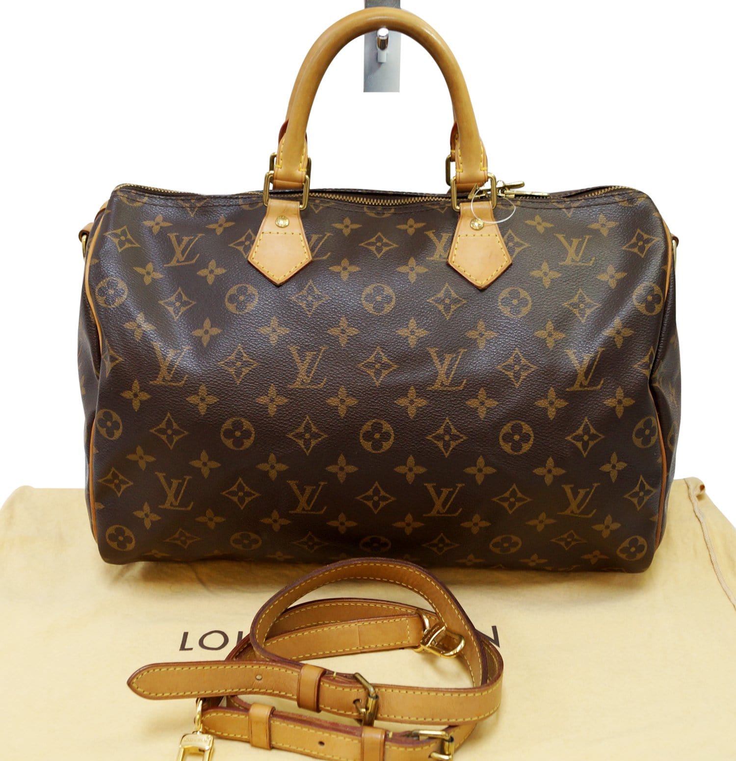 LOUIS VUITTON Monogram Canvas Speedy 35 Bandouliere Shoulder Bag