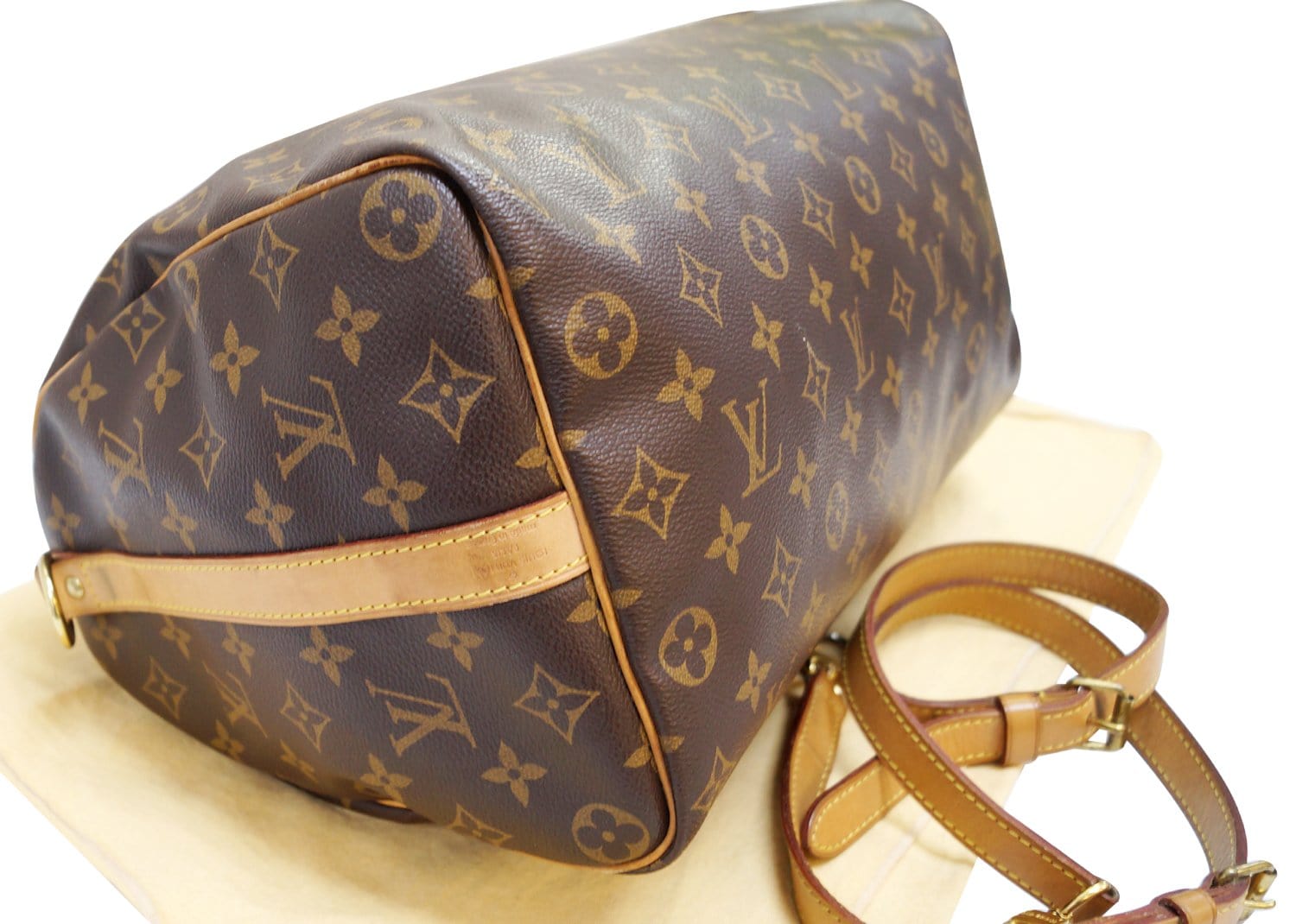 LOUIS VUITTON Monogram Canvas Speedy Bandouliere 35 Bag