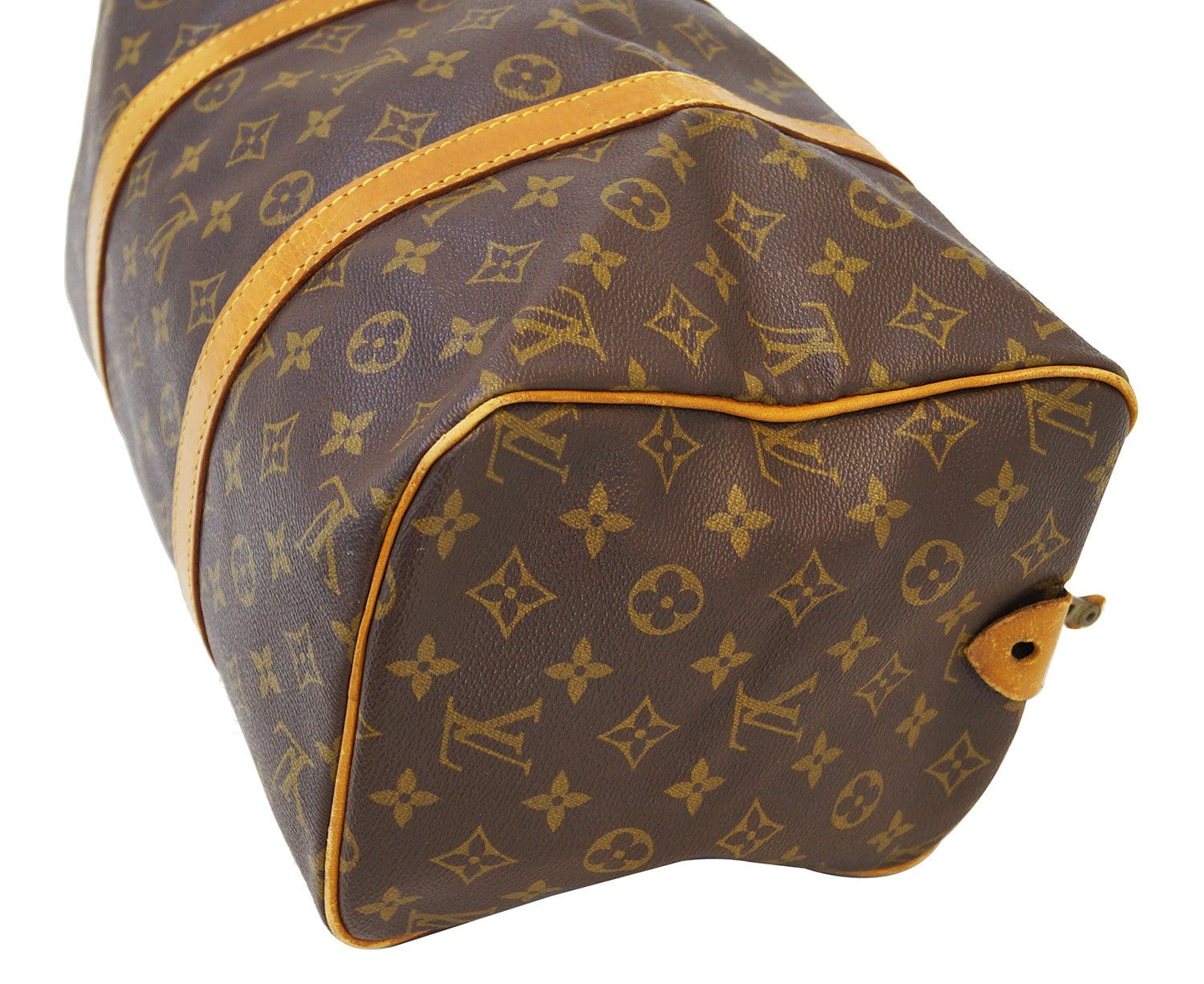 LOUIS VUITTON Monogram Sac Souple 35 Vintage Boston Bag