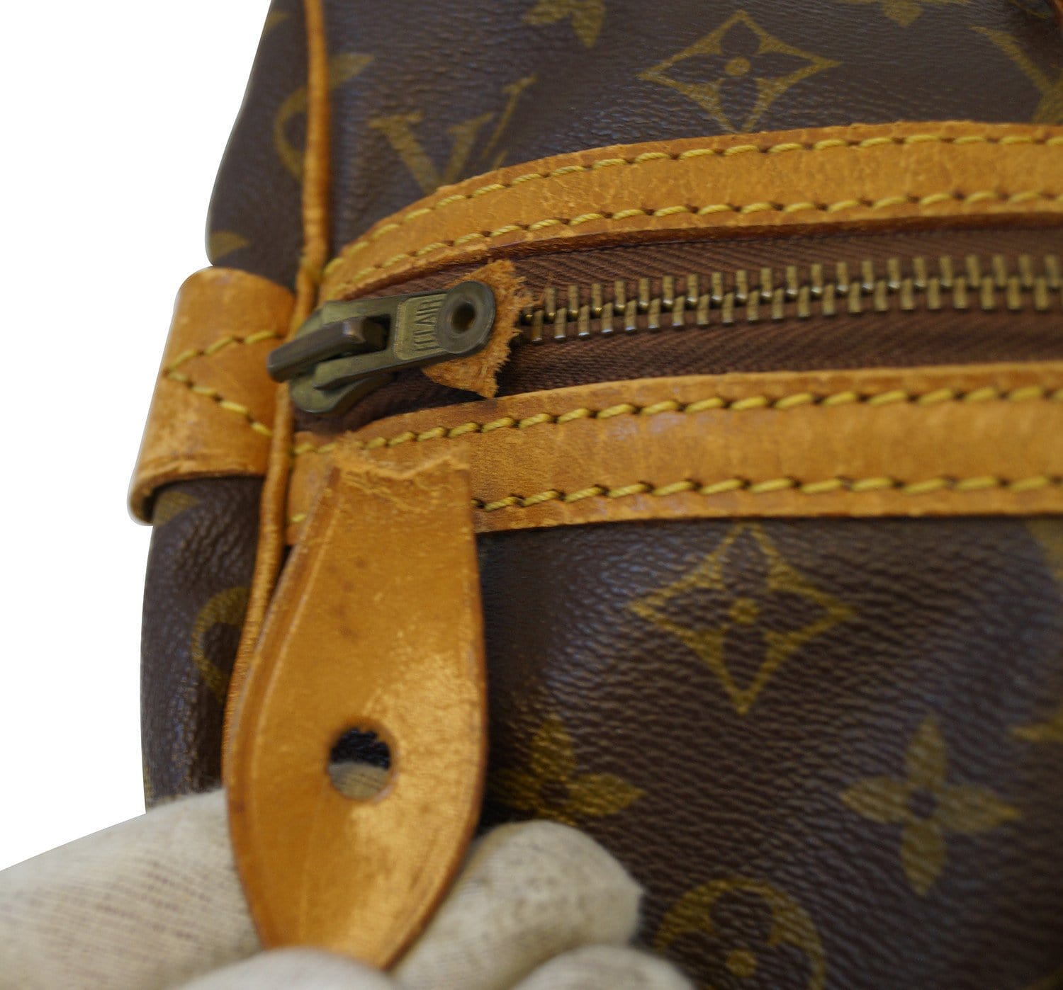 Louis Vuitton, Bags, Authentic Louis Vuitton Travel Bag Sac Souple 45  Monogram Used Lv Handbag Vintag
