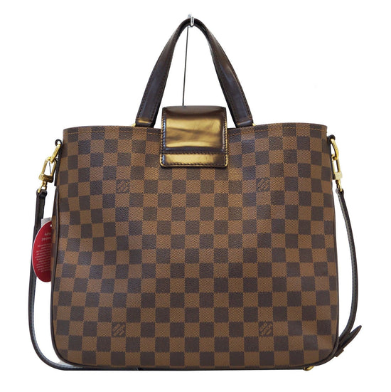 Canvas Cabas Rosebery Bag in Damier Ebene