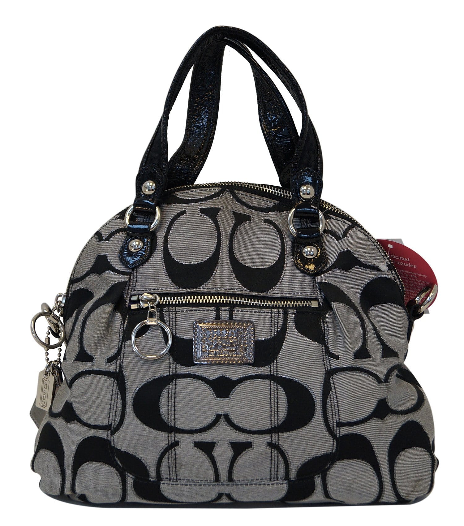 Coach Heart Poppy Black Shoulder Bag One Size - 78% off