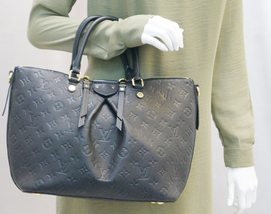 Louis Vuitton Black Monogram Empreinte Mazarine MM Bag - Yoogi's Closet