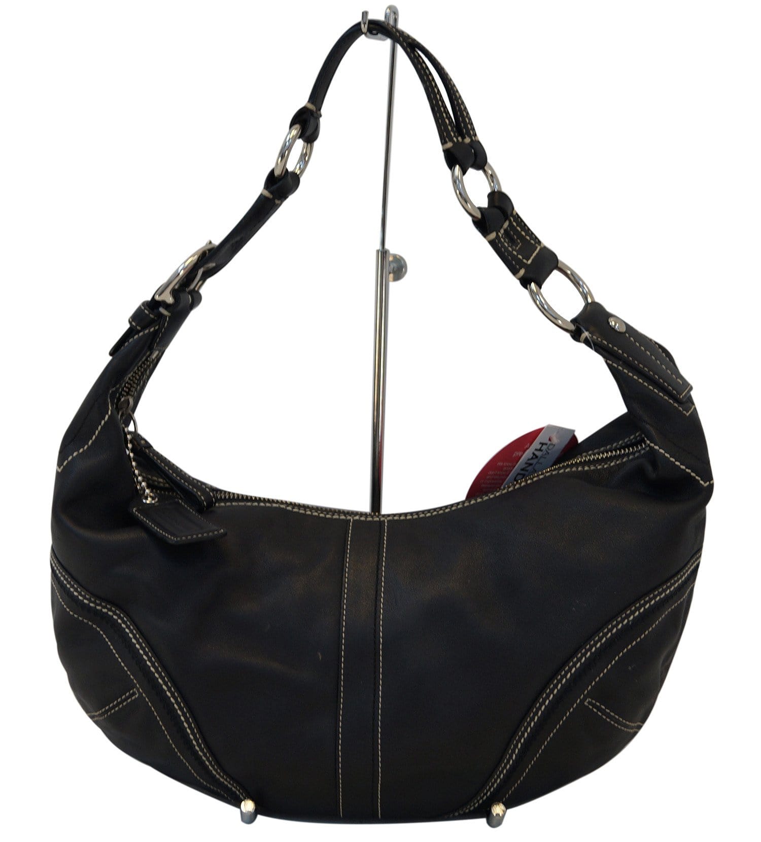coach shoulder bag black small