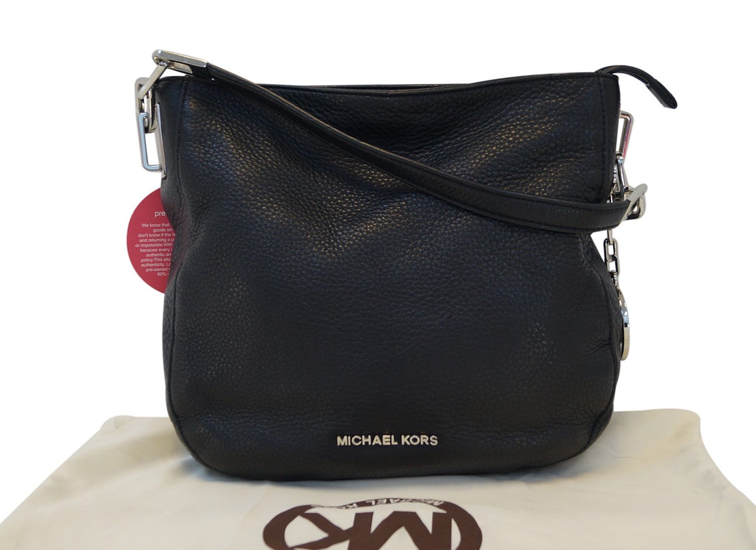 Buy the Michael Kors Black Leather Shoulder Bag