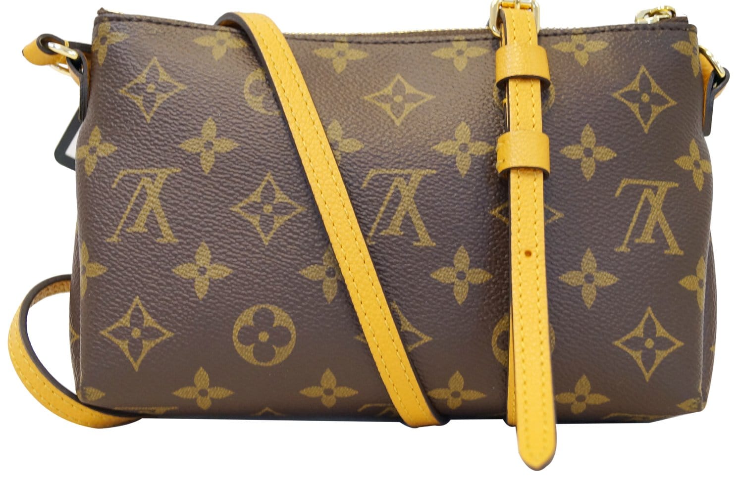 LOUIS VUITTON Monogram Canvas Pallas Clutch Crossbody Bag