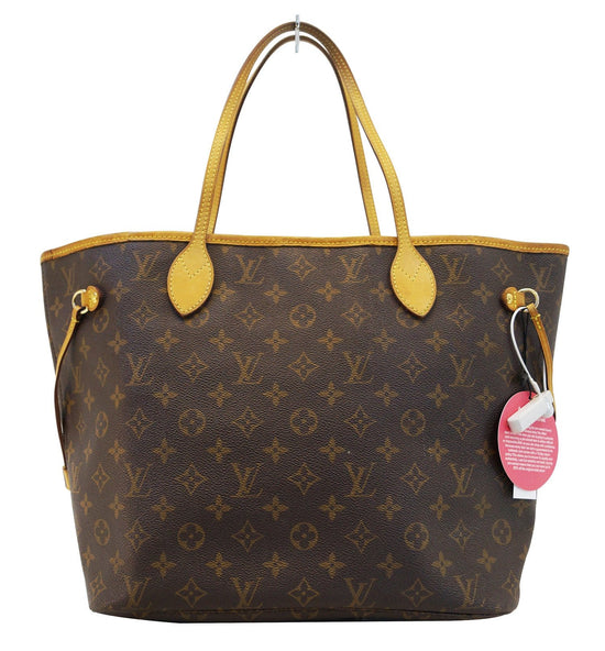 Authentic Louis Vuitton Neverfull MM Monogram Tote Bag M40156