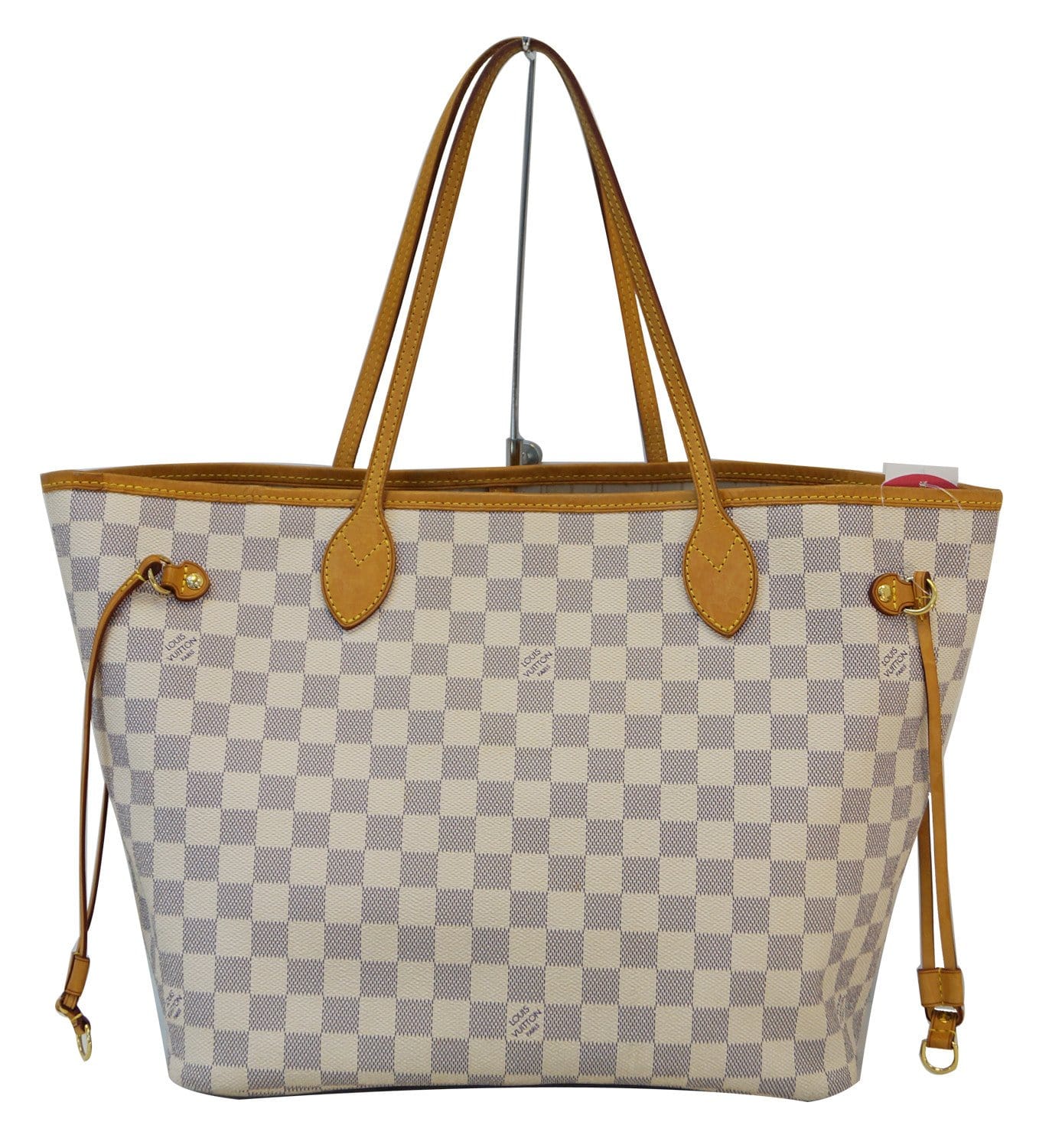 Lot - Louis Vuitton Neverfull MM Tote Bag, in Damier Azur coated canvas
