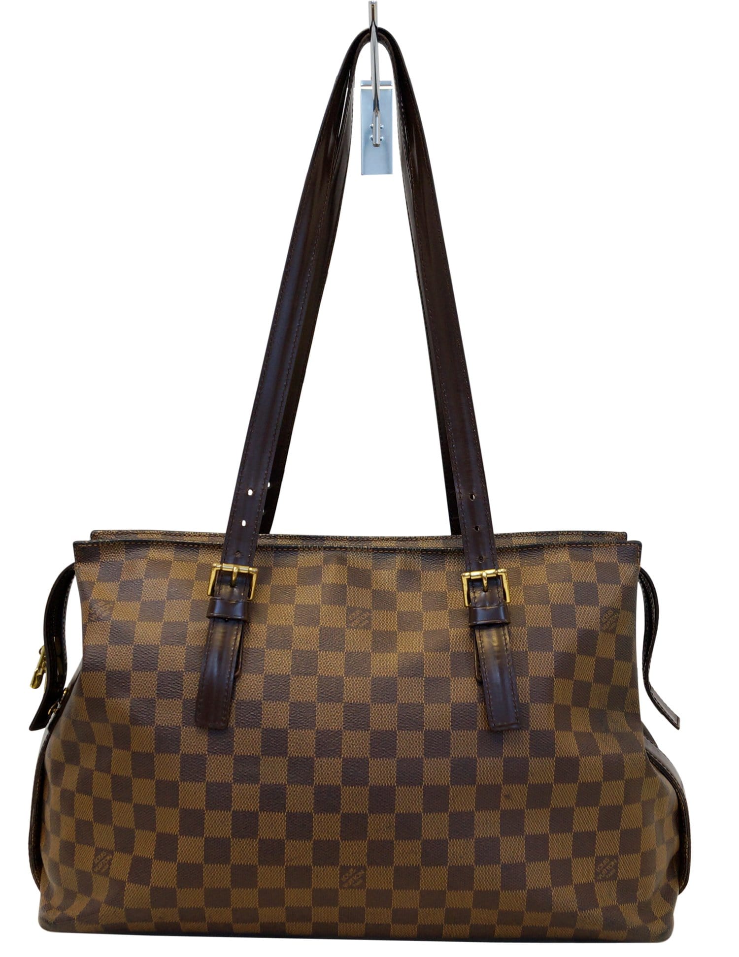 Louis Vuitton Damier Ebene Chelsea Tote Bag Shoulder Bag