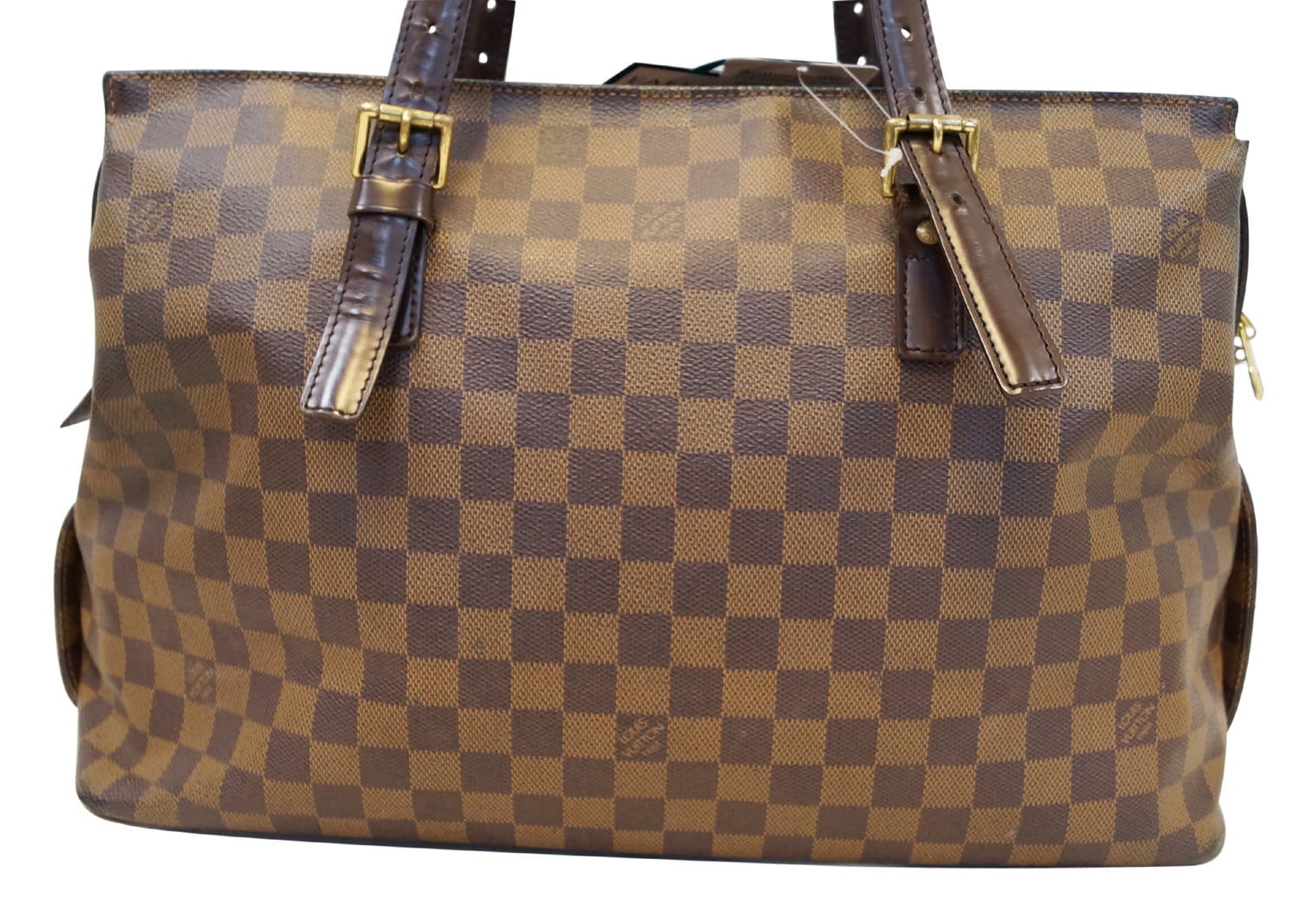 LOUIS VUITTON Damier Ebene Chelsea Large Shoulder Bag