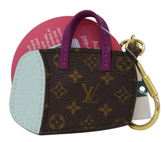 100% LOUIS VUITTON Porte Cles Speedy Inclusion Key Holder Ring Bag