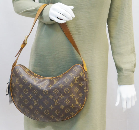 LOUIS VUITTON Monogram Canvas Croissant MM Shoulder Bag