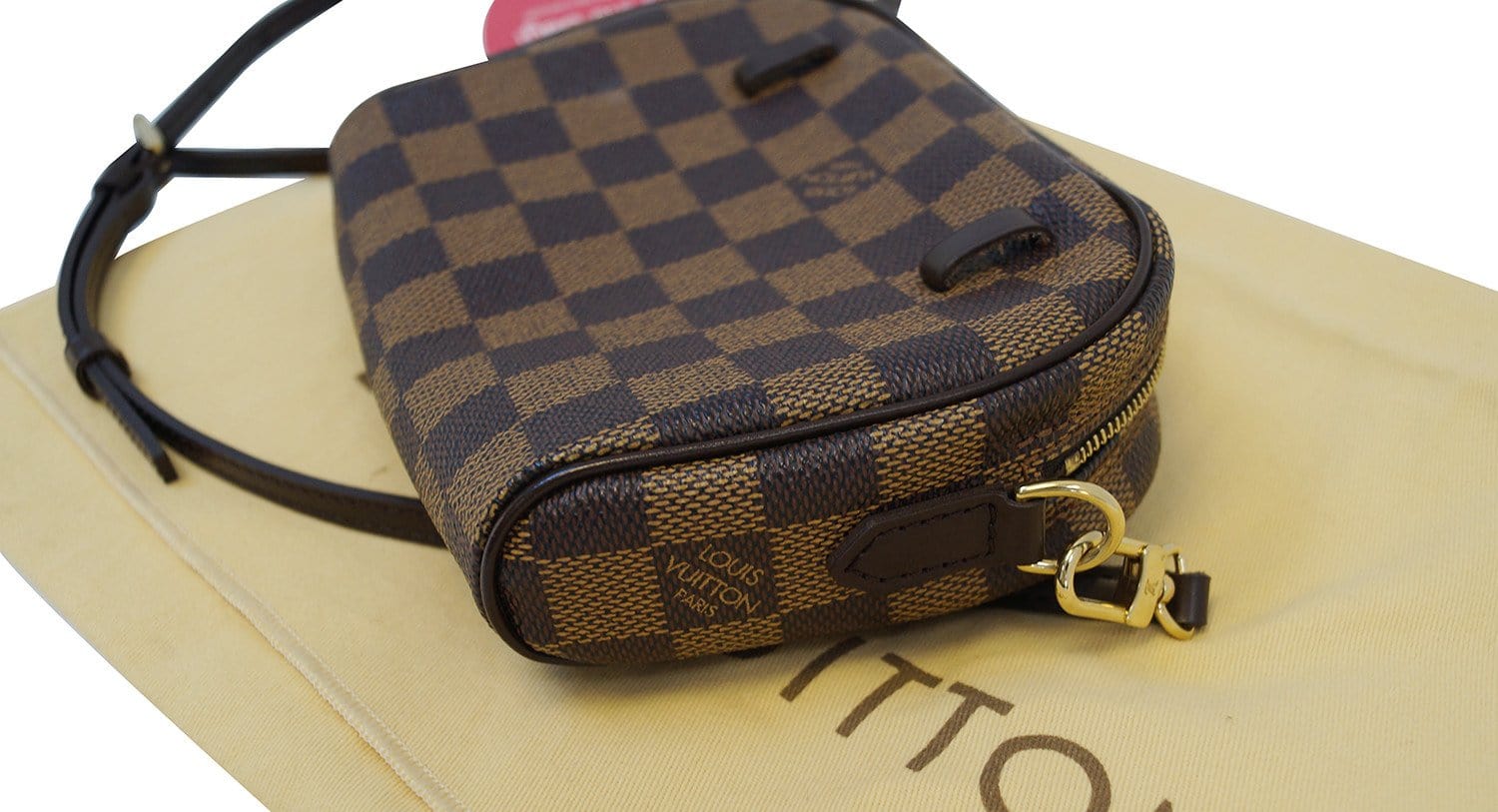 LOUIS VUITTON Damier Pochette Ipanema Shoulder Pouch