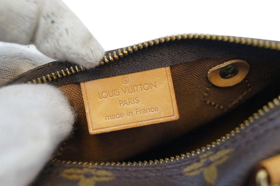 LOUIS VUITTON, modèle Speedy Petit sac à main de dame e…