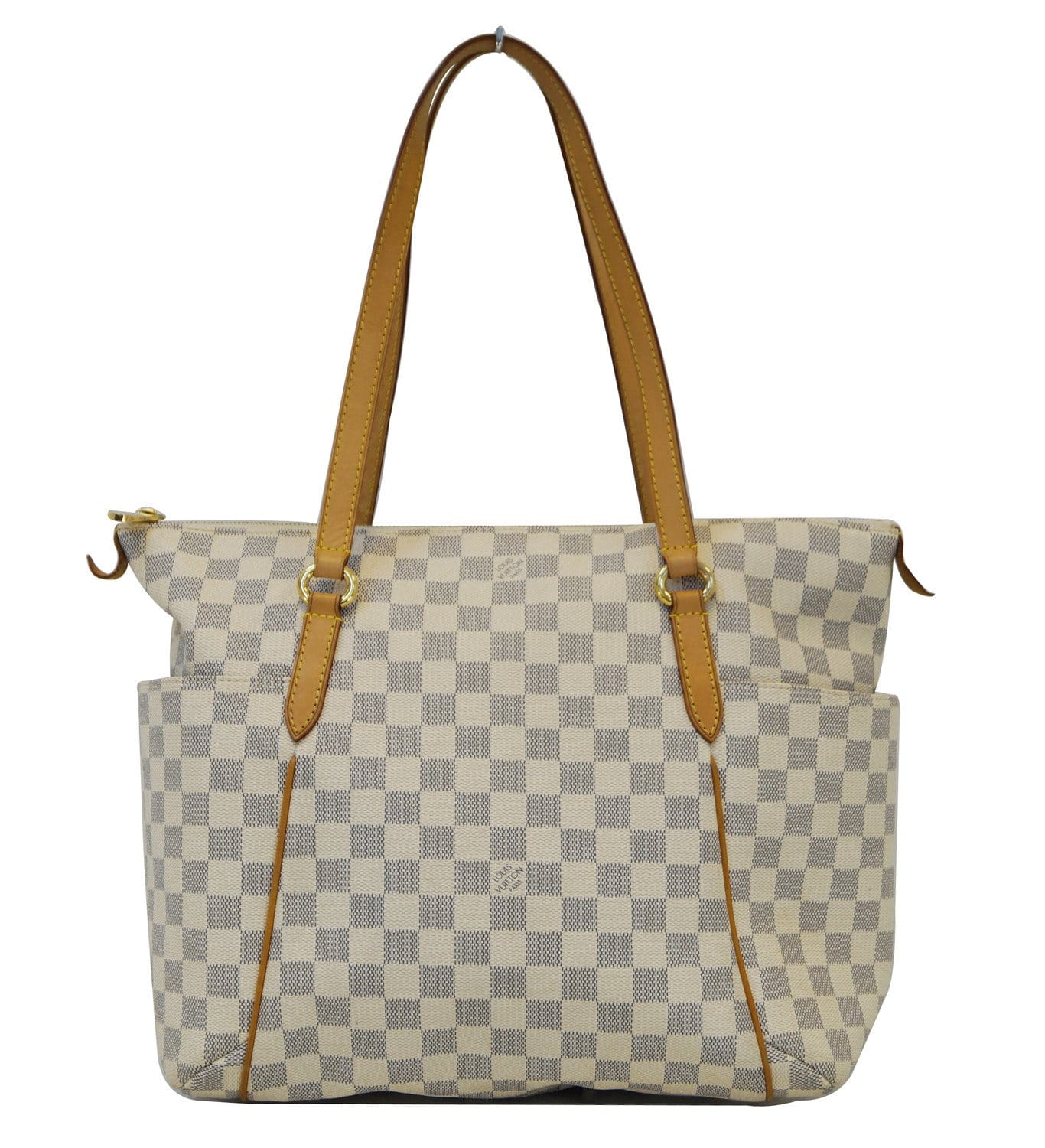 Louis Vuitton Damier Azur Totally MM Shoulder Handbag