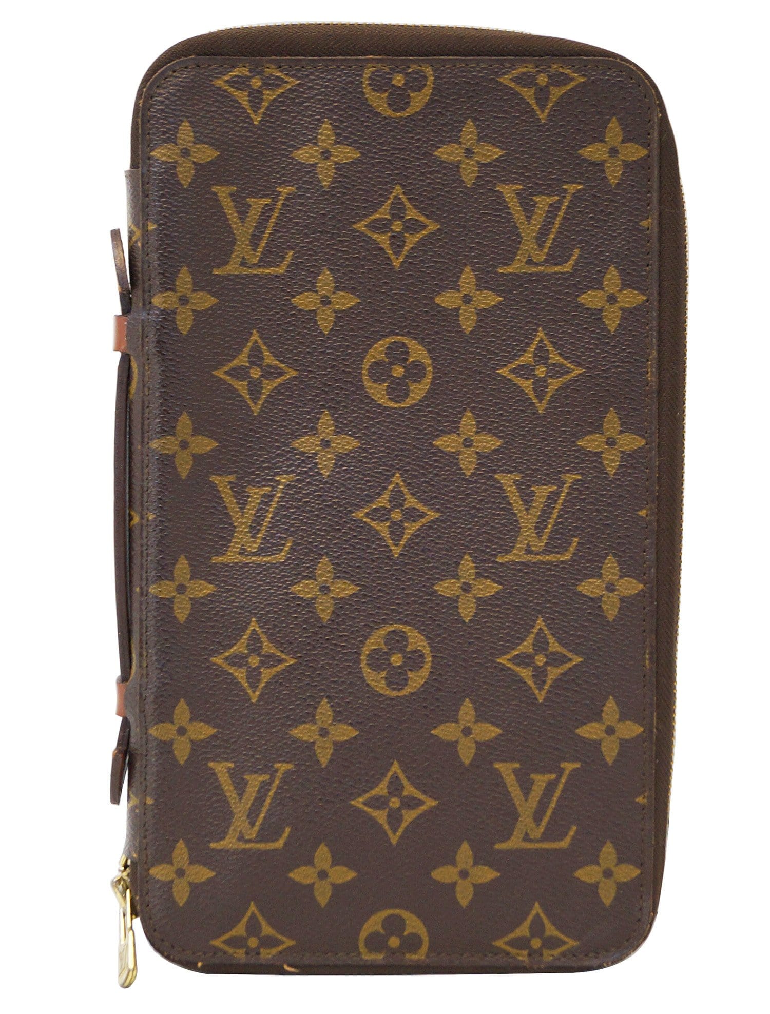 Louis Vuitton Monogram Organizer De Voyage Travel Wallet - Brown