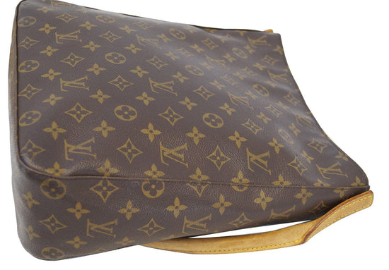 Brown Louis Vuitton Monogram Looping GM Shoulder Bag – Designer