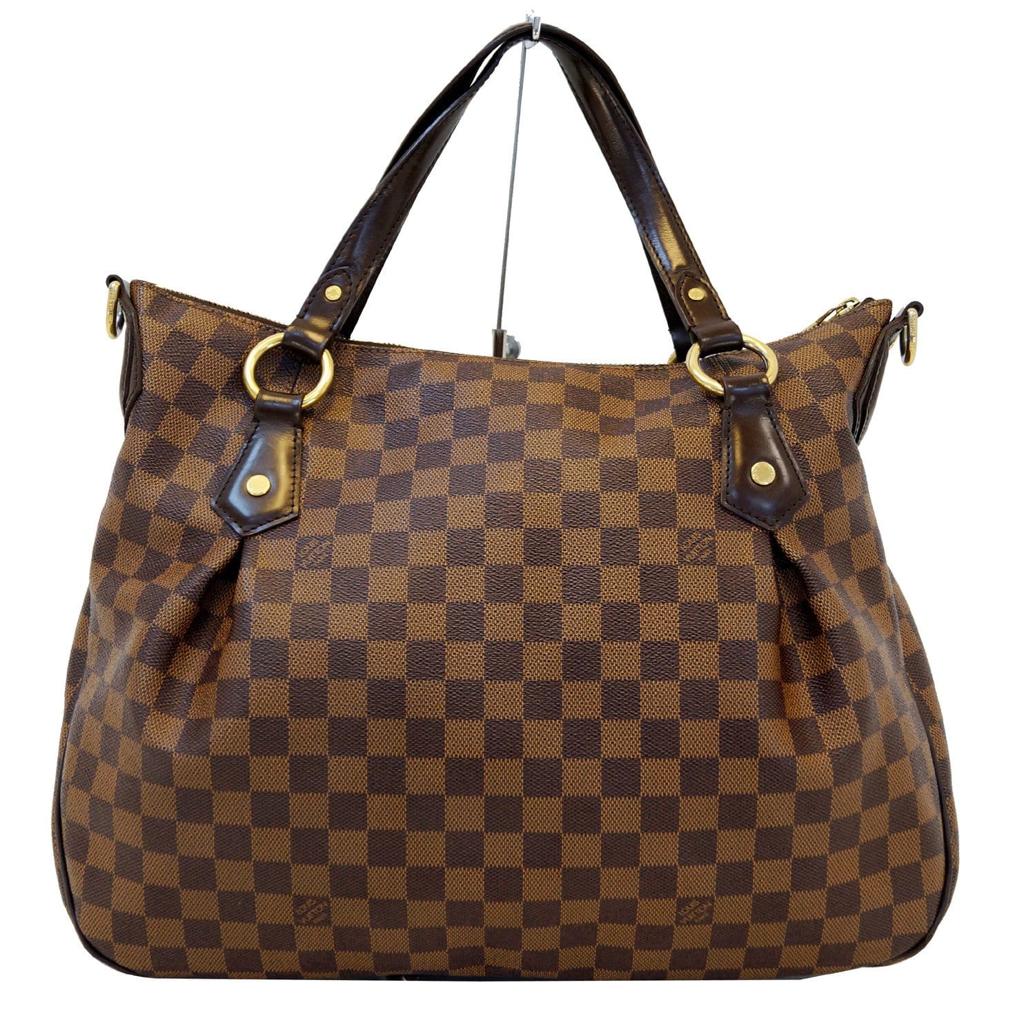 Louis Vuitton Evora MM Damier Ebene Hobo Shoulder Bag