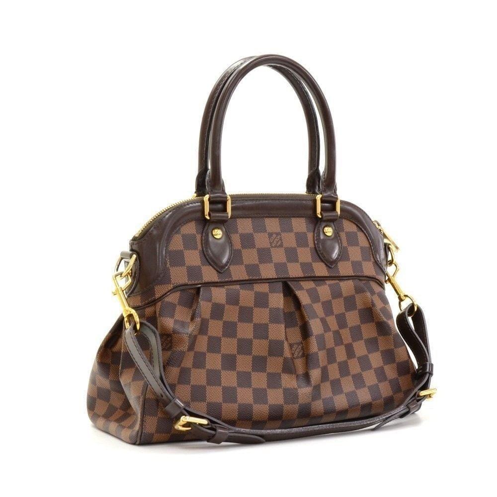 LOUIS VUITTON Trevi PM Damier Ebene Canvas 2way Handbag - 30% Off