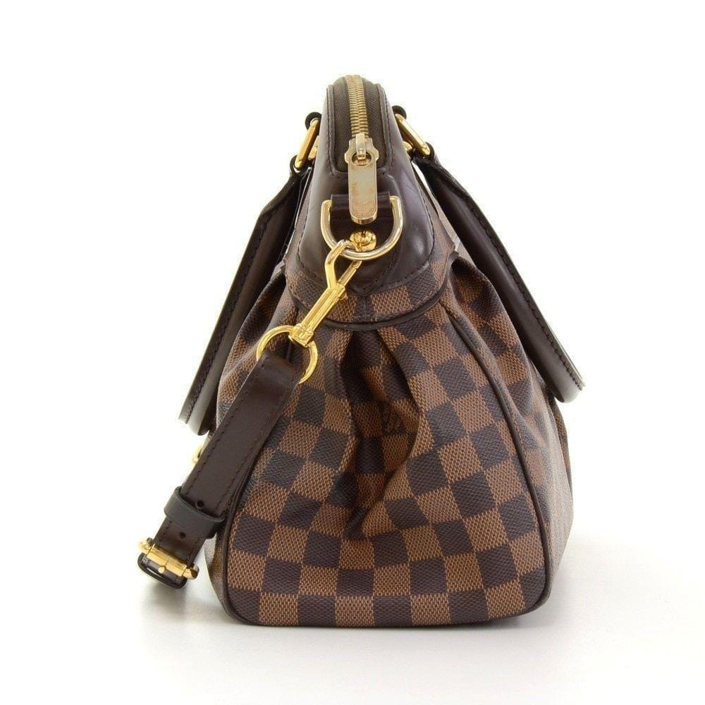 LOUIS VUITTON Trevi PM Damier Ebene Canvas 2way Handbag - 30% Off