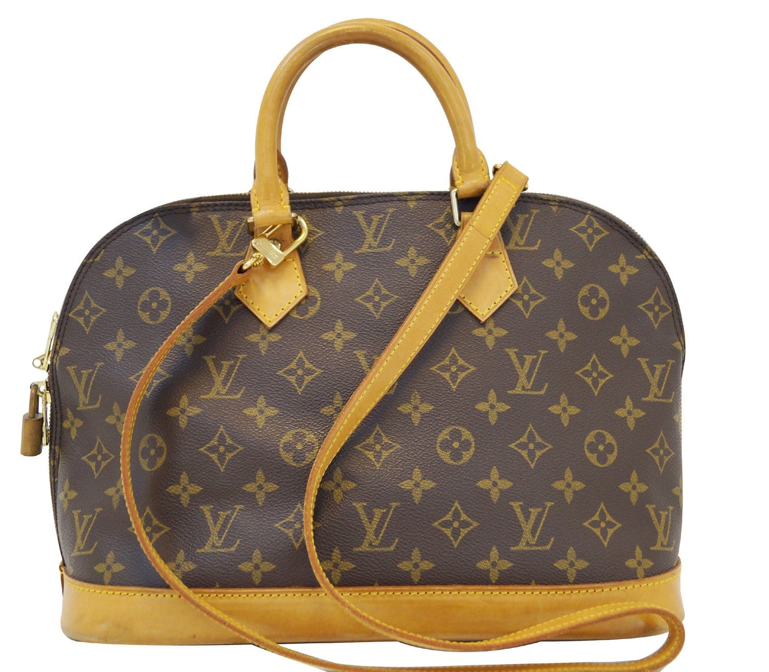 LOUIS VUITTON Handbag M51130 Alma PM Monogram Brown black