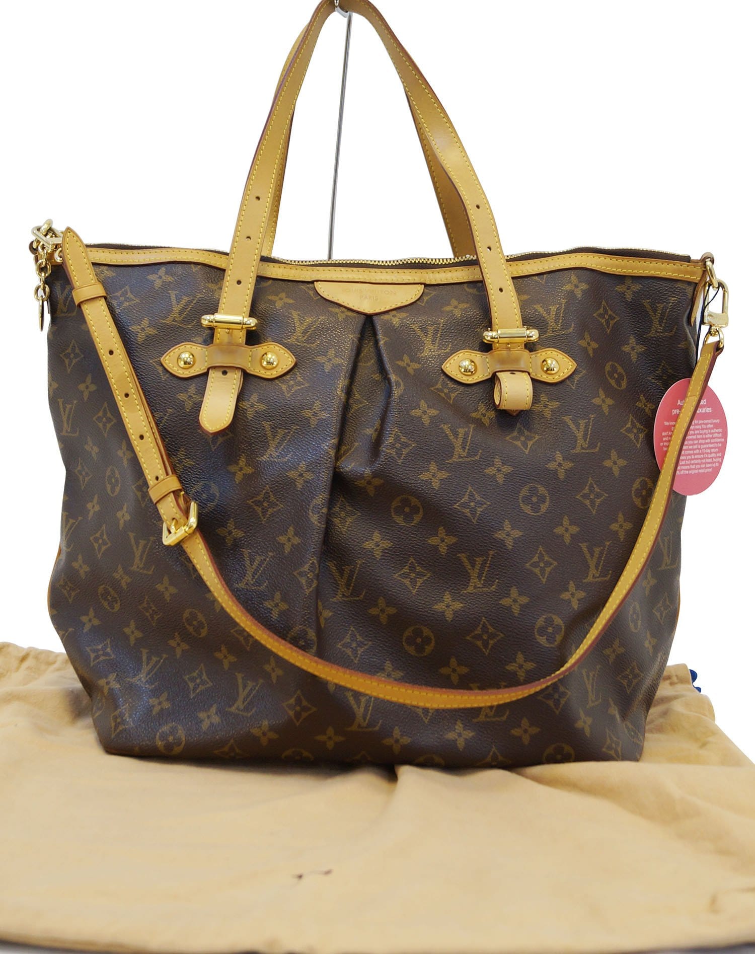 Louis Vuitton Palermo GM Monogram Handbag Shoulder Purse Crossbody