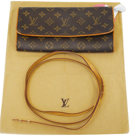 Louis Vuitton Monogram Twin Pochette GM Shoulder Bag