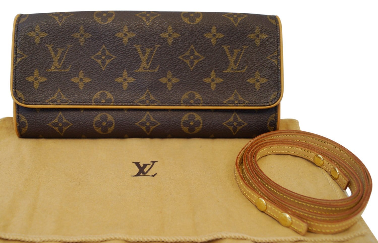 Louis Vuitton Monogram Pochette Twin GM Women's Pochette,Shoulder Bag  Monogram