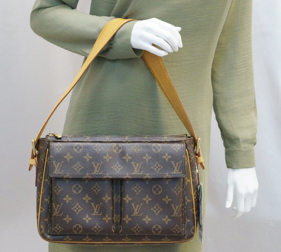 Pre-owned Louis Vuitton 2006 Monogram Multiple Cite Handbag In Brown