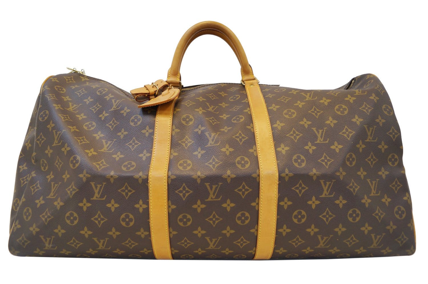 Extra Large Louis Vuitton Bandouliere Monogram Canvas Keepall 60