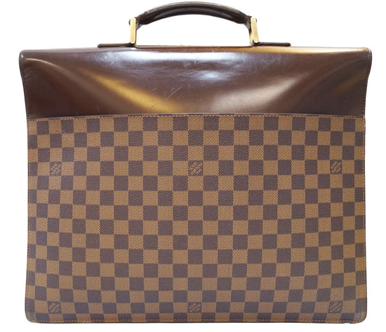 Louis Vuitton, A 'Damier Ebene Altona' Briefcase. - Bukowskis
