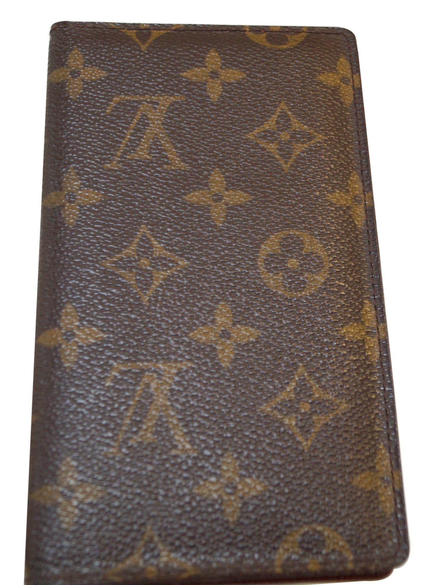 USED Louis Vuitton Passport Cover Brown Monogram Canvas Clutch -  MyDesignerly