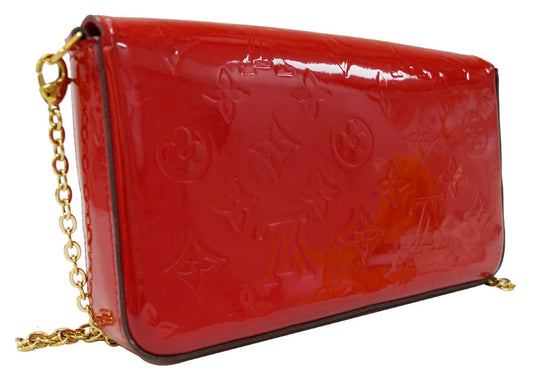 Louis Vuitton Monogram Vernis Pochette Felicie - Pink Crossbody Bags,  Handbags - LOU754463