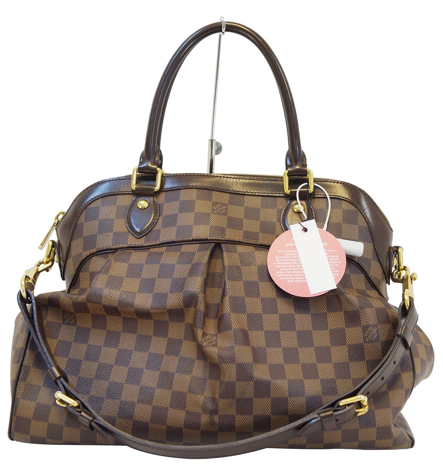 LOUIS VUITTON Trevi GM Damier Ebene 2way Handbag